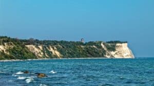 Rügen Kreidefelsen von See aus